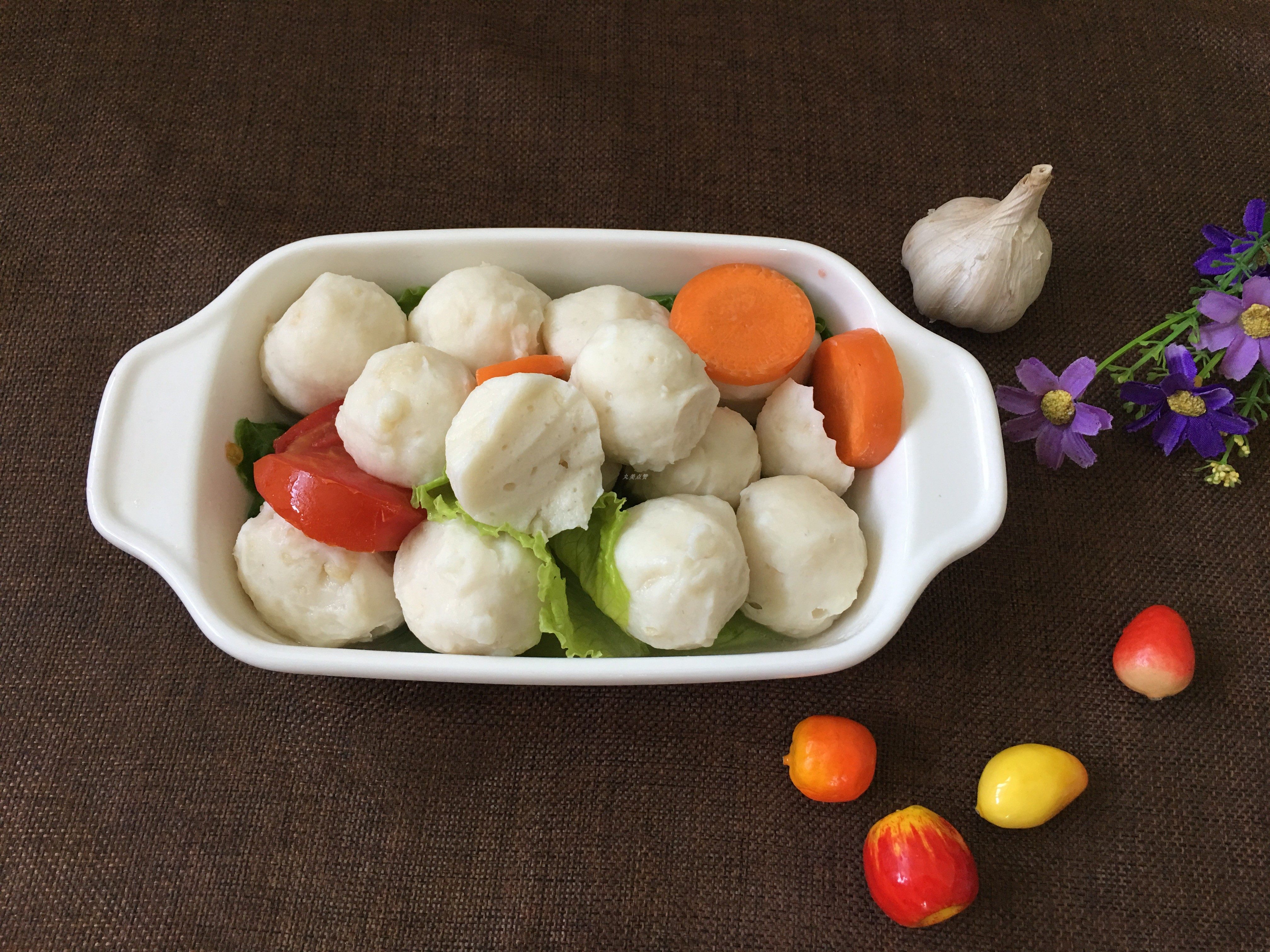 潮汕墨鱼鱼丸汕头手工墨斗火锅私房菜食花枝墨鱼丸