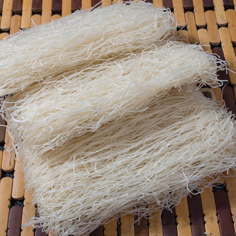 广东包邮冠华银丝米粉 排粉 广东米粉 米线 冠益番禺 500g*8包/箱