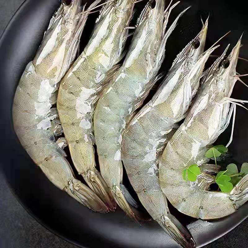新鲜大虾4斤装海捕鲜活超大基围虾特大青虾白虾冷冻虾类海鲜水产