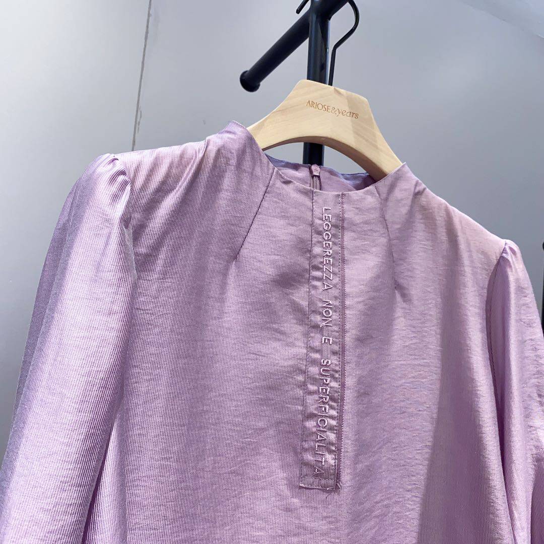 艾诺丝女装专柜正品国内代购2019新款秋装衬衫90725002589