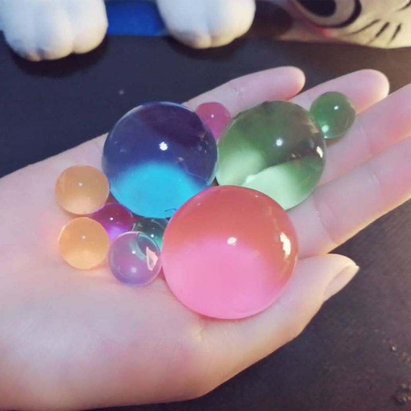 海绵宝宝吸水珠水晶泥海洋宝宝玩具泡大珠超大霸王珠水晶灵水弹珠