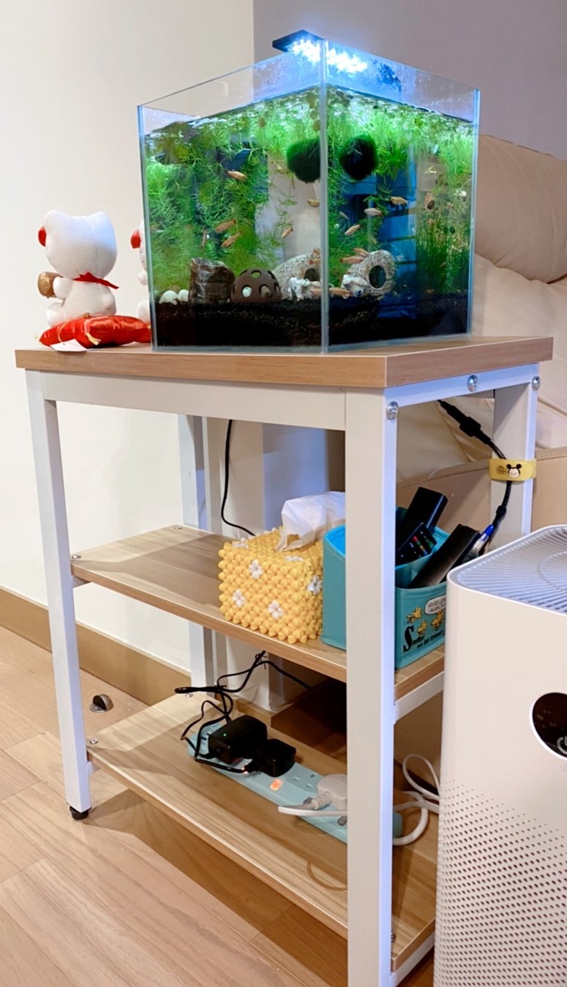 鱼缸实木桌子底座缸架底柜底架不锈钢简易架子桌面缸