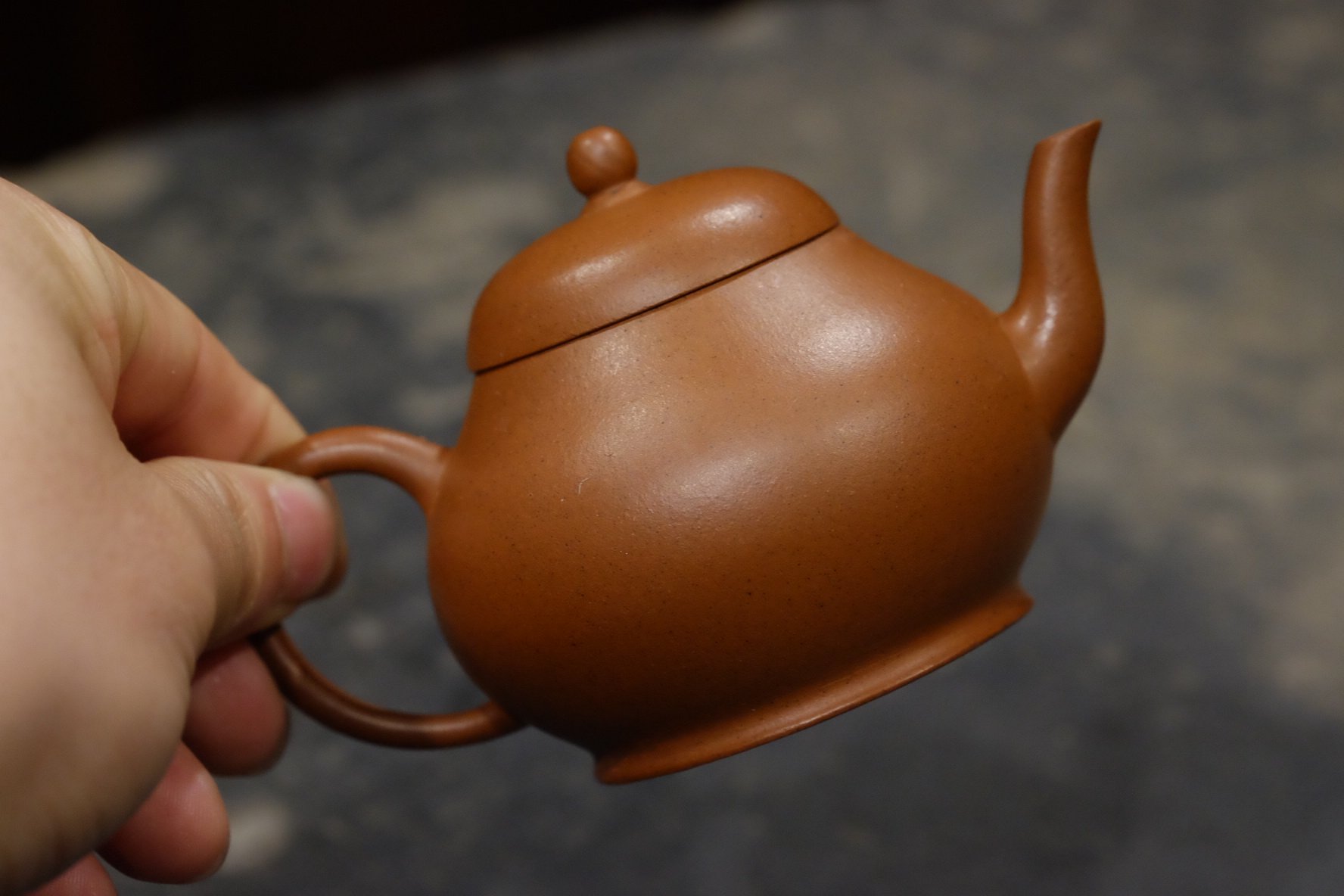 90年代台订紫砂壶原矿老朱泥宫灯壶工夫小品泡茶茶壶