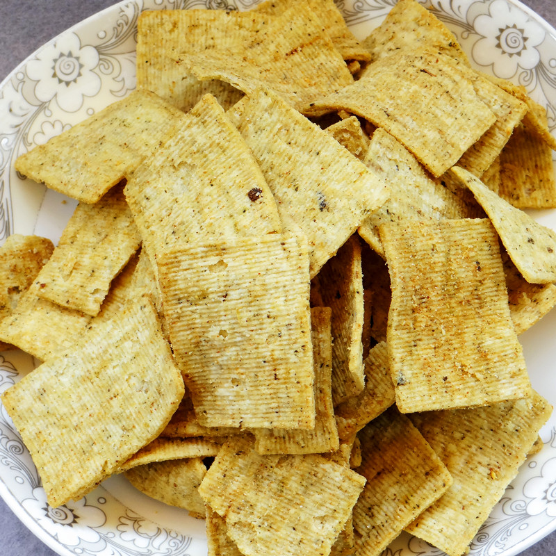 锅巴陕西延安手工小米休闲零食孜然无糖粗粮膨化食品