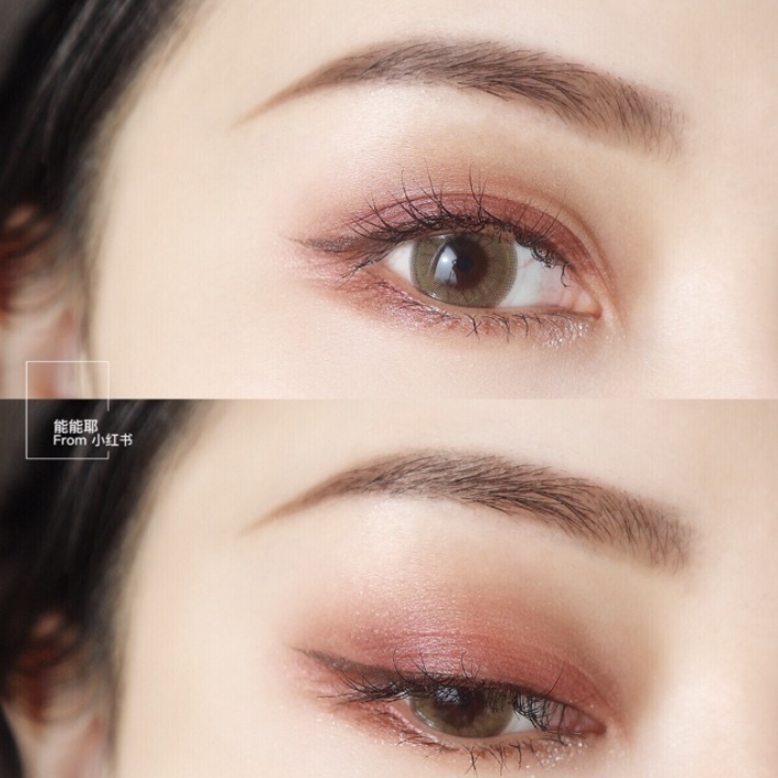 现货店主推荐日本canmake14砍妹红色哑光珠光梅子眼影