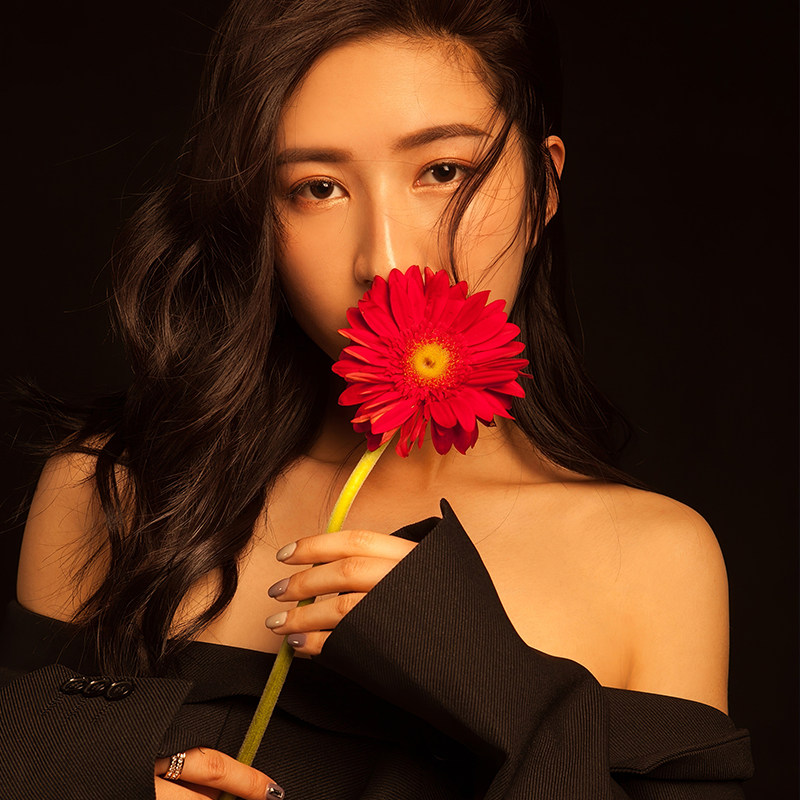 影楼主题展会个人写真单色纯色放大样片清新新潮样图