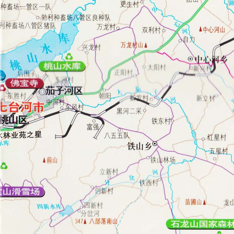 七台河北岸地图图片