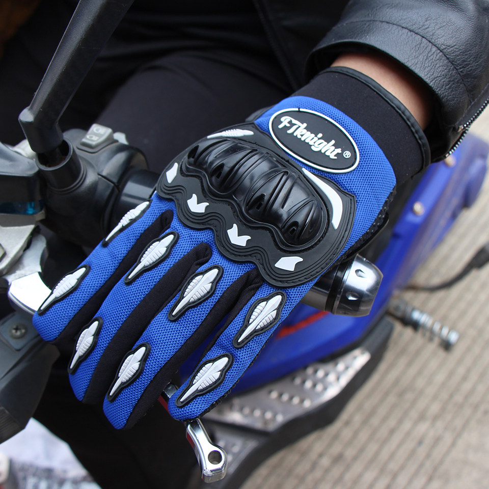 手套运动防护摩托车赛车赛车手全指透气夏季骑行机骑士手套