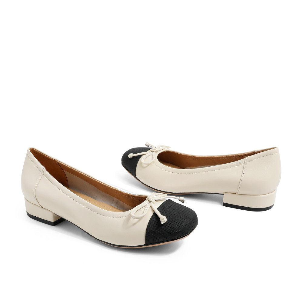 森达时尚尚平跟单鞋女2023春季新款正装通勤单鞋