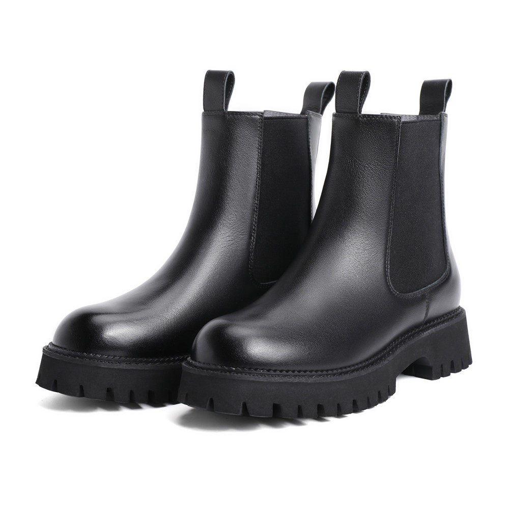 森达英伦青年潮流时尚休闲女切尔西靴z8092dd0