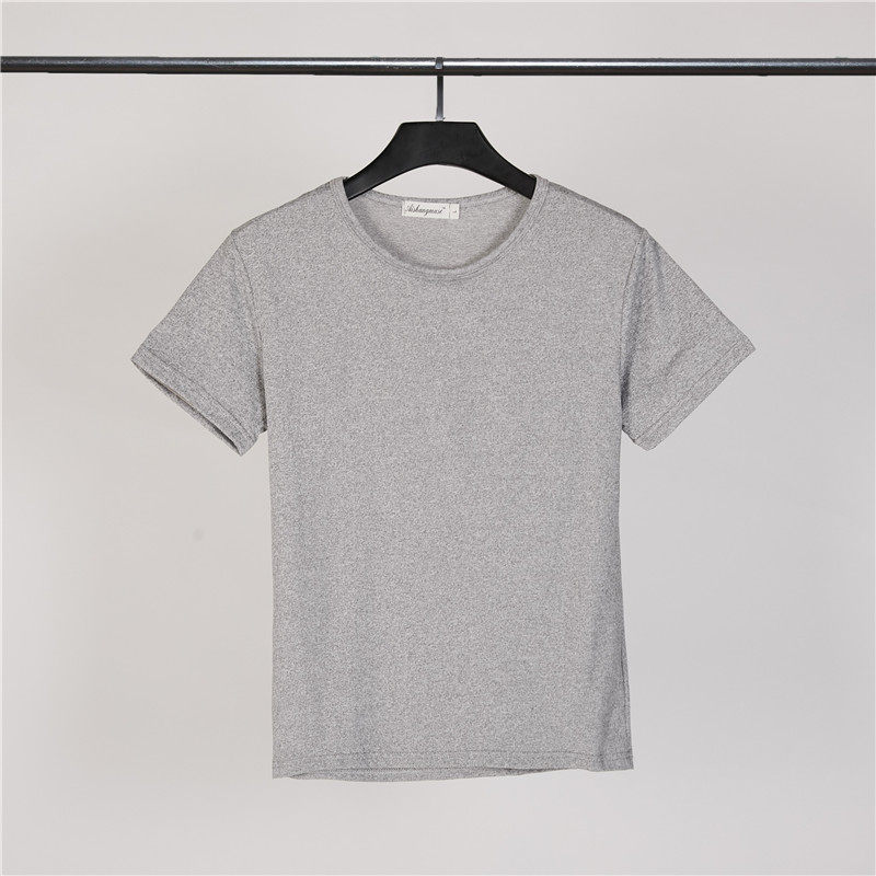 9元男士短袖t恤v领纯黑白色打底衫4xl一次性活动3xl半袖5xl - 小小轩