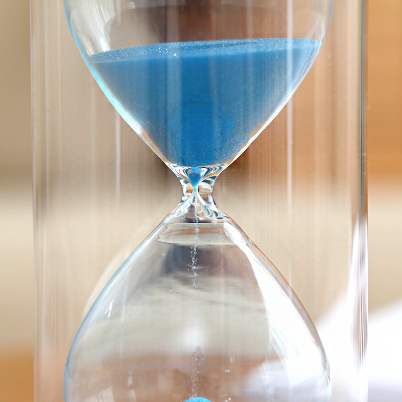儿童防摔沙漏计时器30分钟半小时一时间漏沙创意流沙摆件