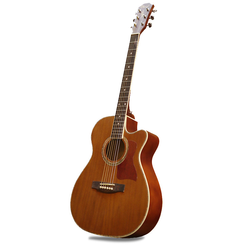 chard单板民谣吉他39寸40寸新手木吉他初学者入门吉它男女乐器41