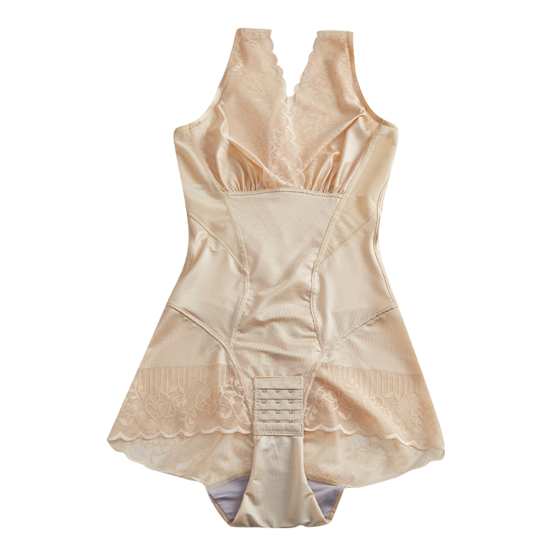 美人美体塑身连体衣产后收腹提臀紧身内衣微商正品四季薄款塑身衣