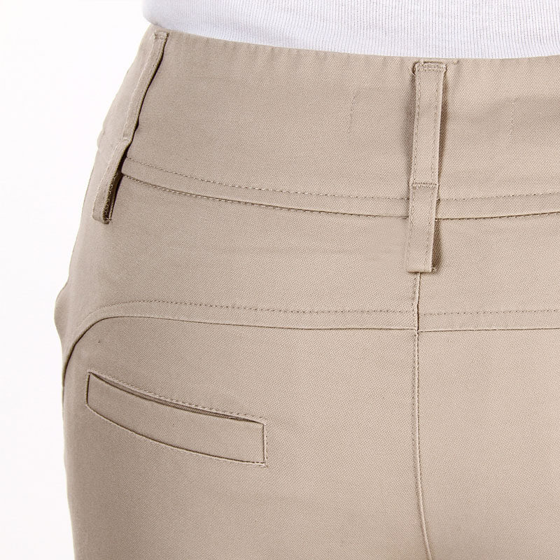 纯棉女裤白色长裤2018春秋新款全棉质大码显瘦修身小脚铅笔裤子