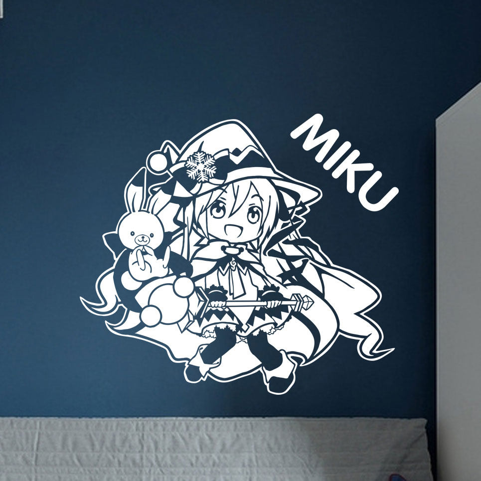 贴纸初音初音未来未来雪合集动漫墙贴宿舍装饰二次元墙贴