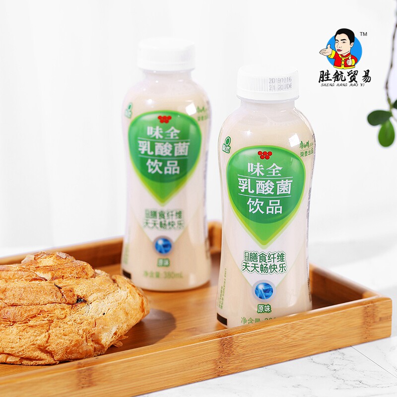 康师傅味全乳酸菌原味380ml15整箱早餐酸奶植物饮料含乳饮料
