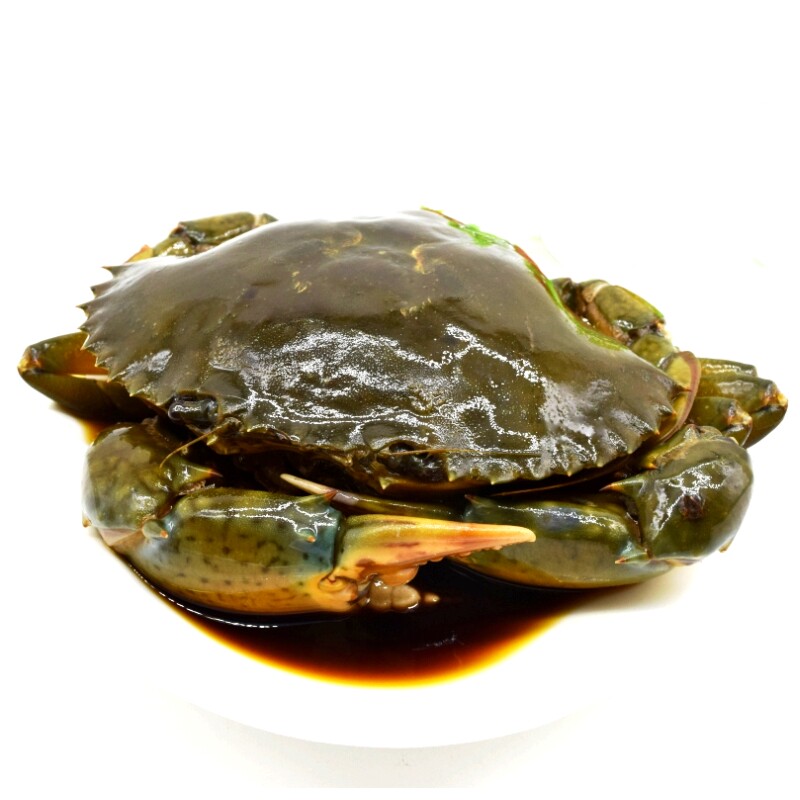 宁波特产秘制红膏酱香450g酒店冷盘即食呛蟹青蟹