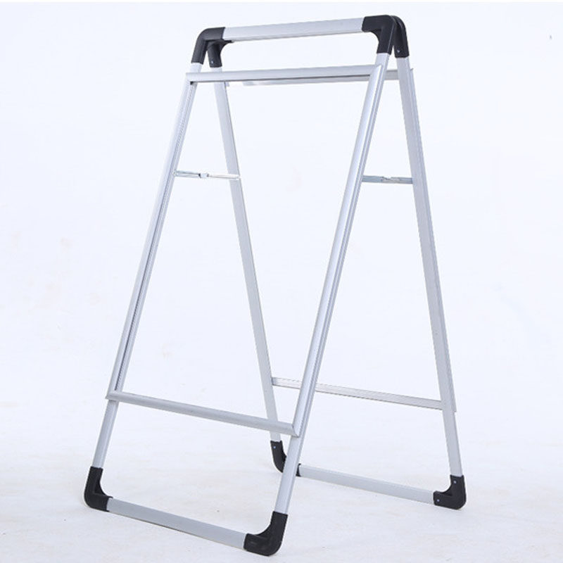 手提式铝合金海报架a型折叠宣传kt板展示牌广告牌pop立式落地展架