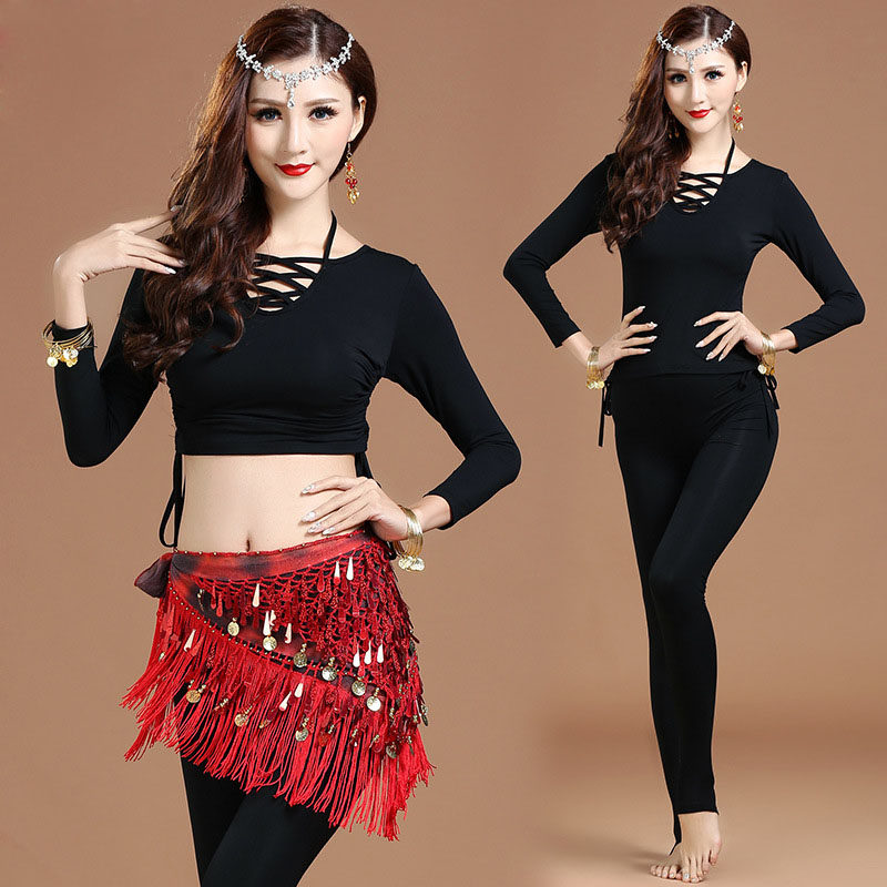 飞魅肚皮服装春夏练功服女东方舞舞蹈演出服衣服肚皮舞套装演出服