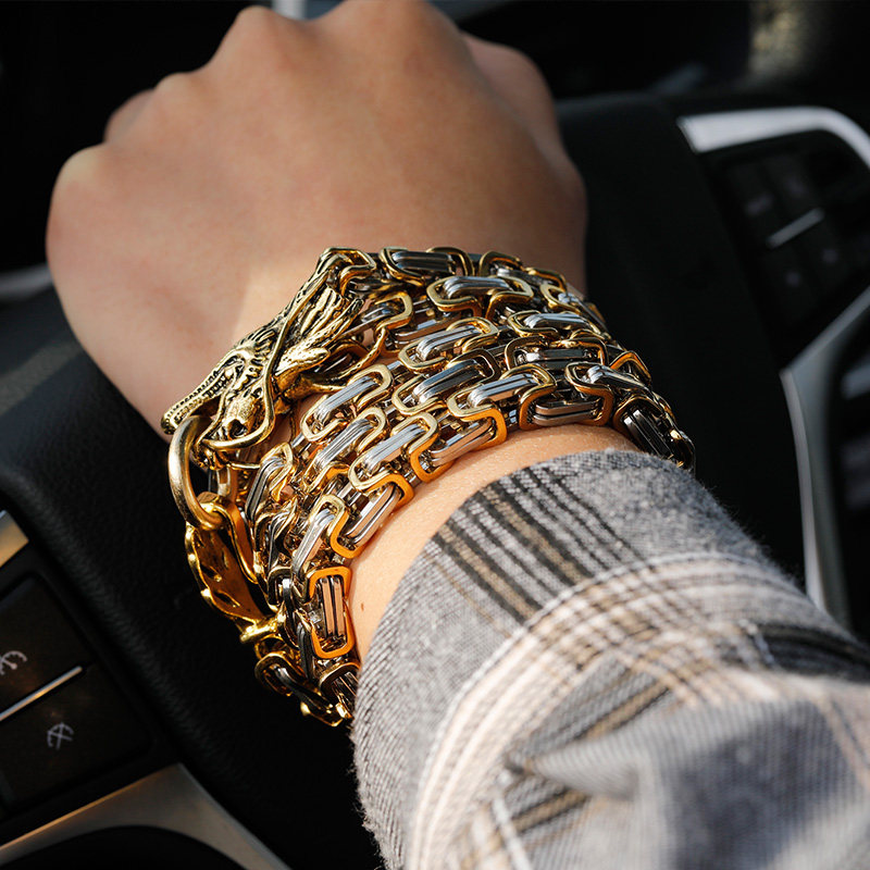 防身手链自卫龙骨鞭子钛钢打架防身男手链多功能户外男士用品暗器