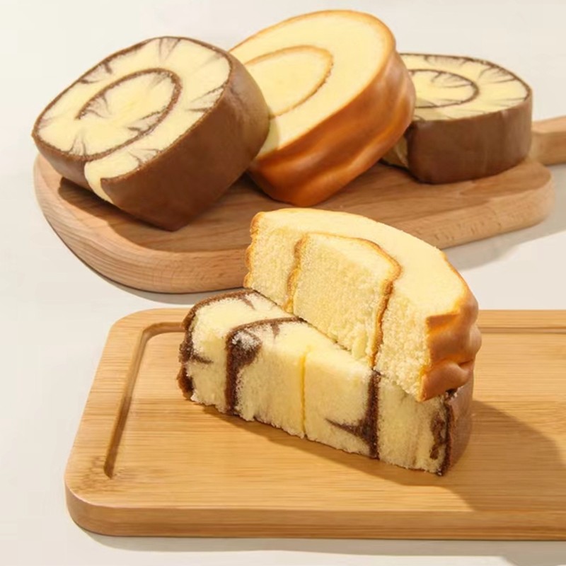 国宇蛋糕牛奶虎皮巧克力飓风卷无蔗糖瑞士面包传统西式糕点