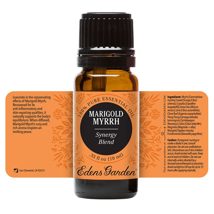 edensgarden伊甸园marigoldmyrrh万寿菊没药复方精油瑜伽香薰精油