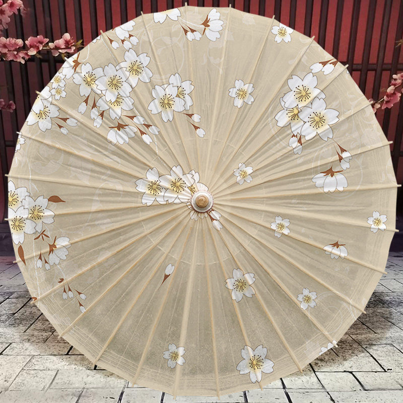 樱花油纸伞防雨防晒实用日式寿司料理火锅店吊顶装饰古风舞蹈