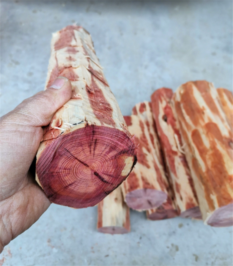 柏木红心香红红木血柏佛珠手串家具雕刻烧香木雕