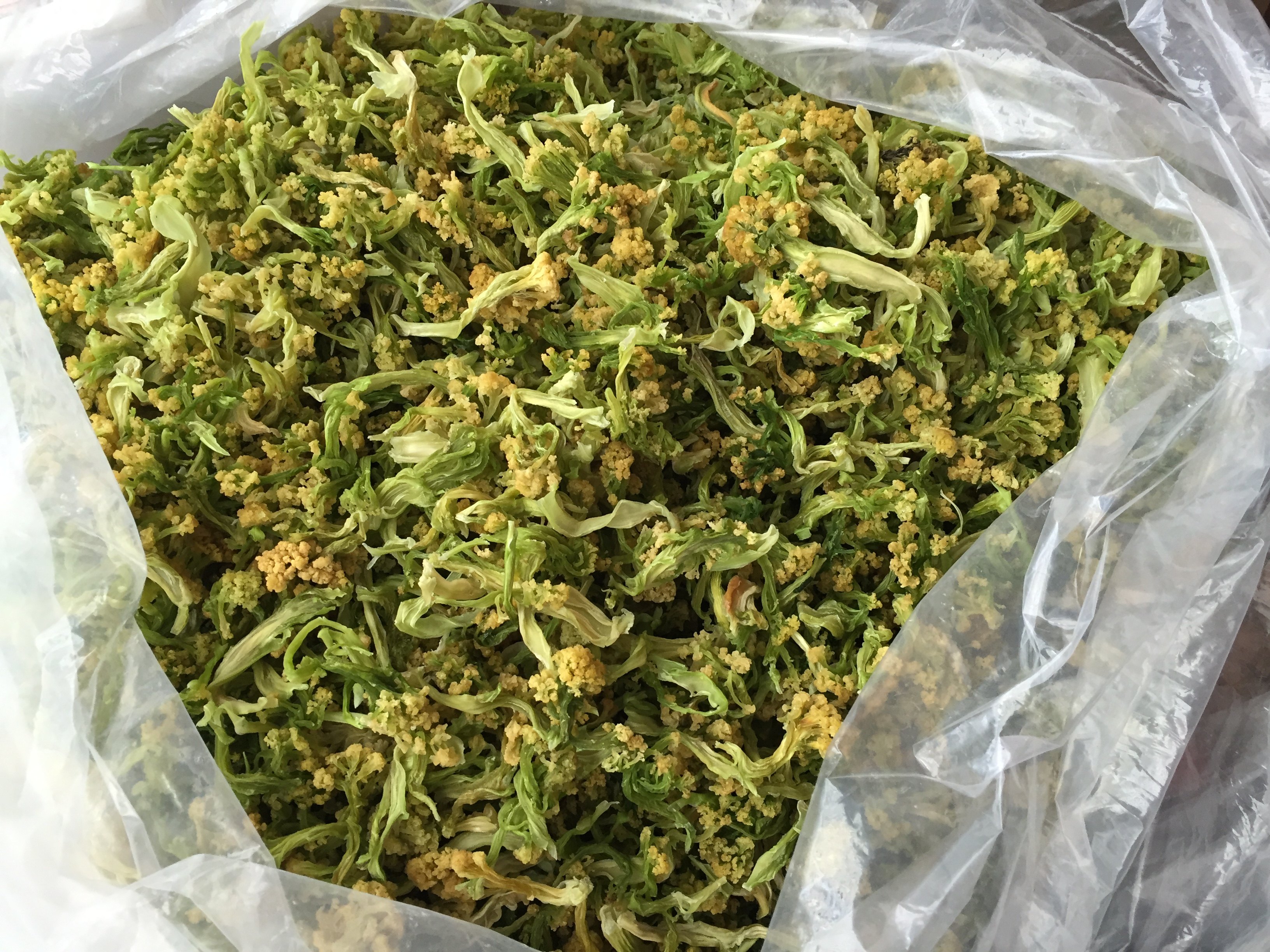吴老大 有机菜花干 花菜干 干菜花 花菜干 自制 有机花菜干 200g