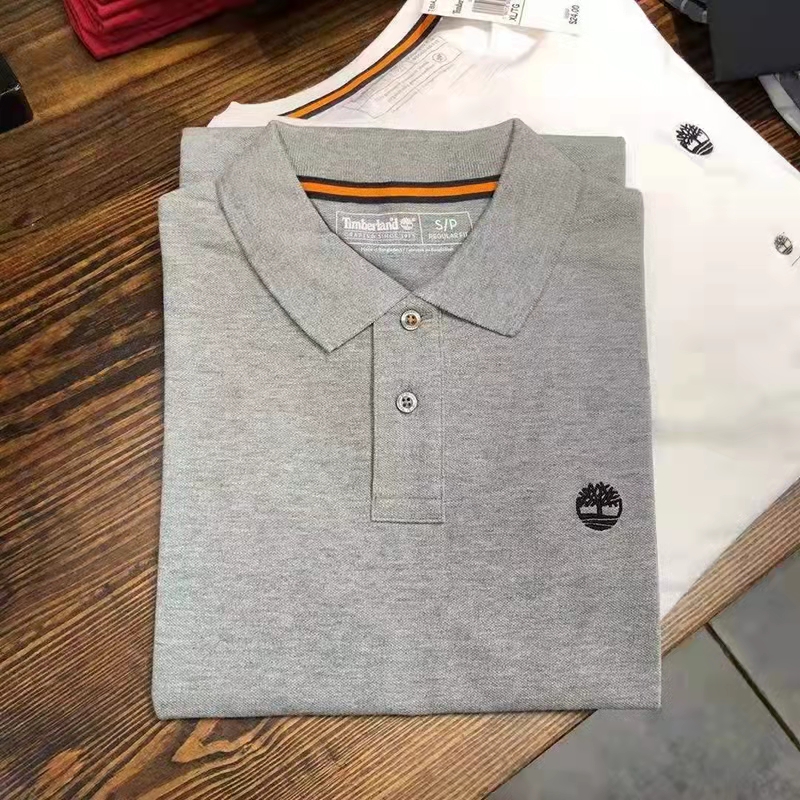 北美正品代购Timberland/添柏岚休闲宽松纯棉翻领T恤短袖Polo衫男