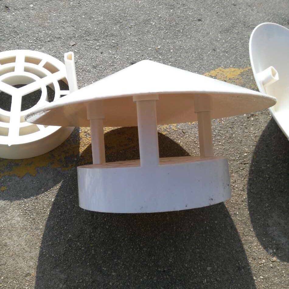 pvc排水管透气帽外墙排气帽 屋顶通风帽多用雨帽50 75 110 160mm