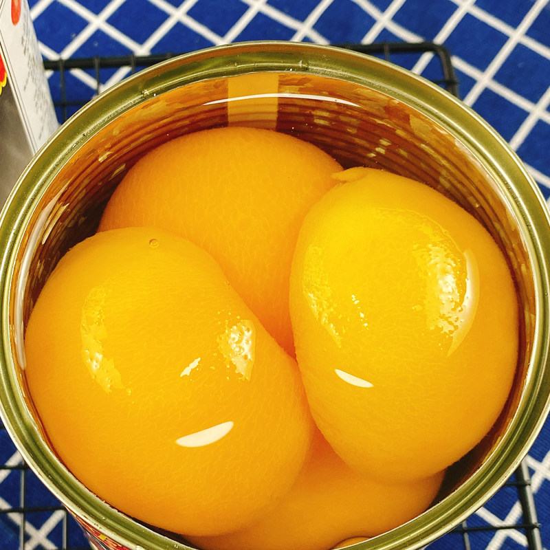 罐头新鲜黄桃黄桃小适合做寿寿司蛋糕烘焙专用水果罐头