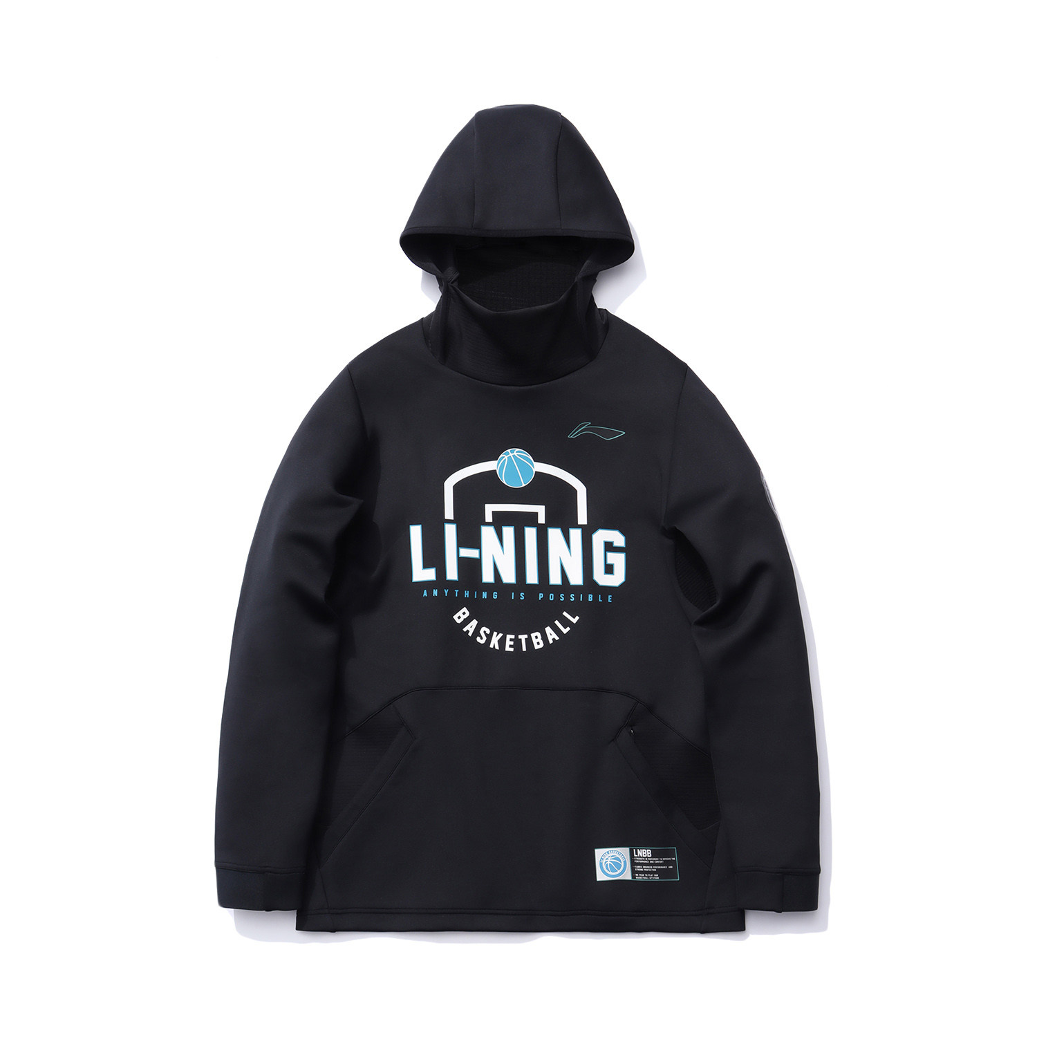 卫衣李宁运动2021新品篮球系列男子套头连帽运动卫衣