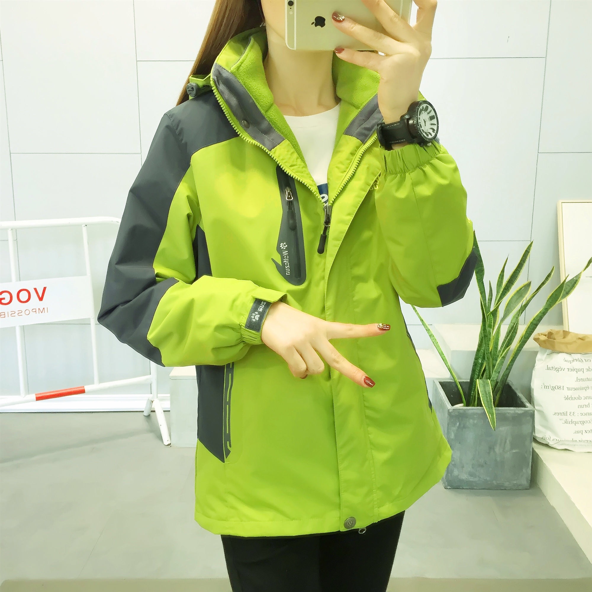 2022新款冬季户外冲锋衣男女三合一加绒加厚防水防风外套定制logo