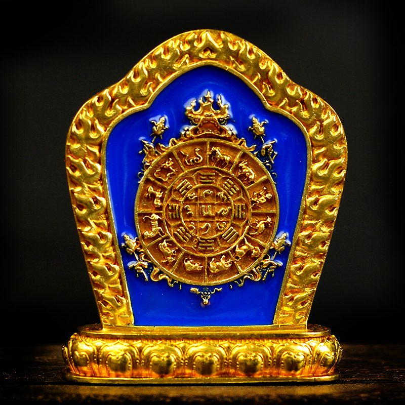 纯铜法器佛具密宗十相自在大相摆件工艺品家居饰品摆件