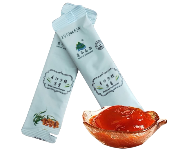 沙棘果酱天然绿色无色色素防腐剂添加慧华圣果沙棘