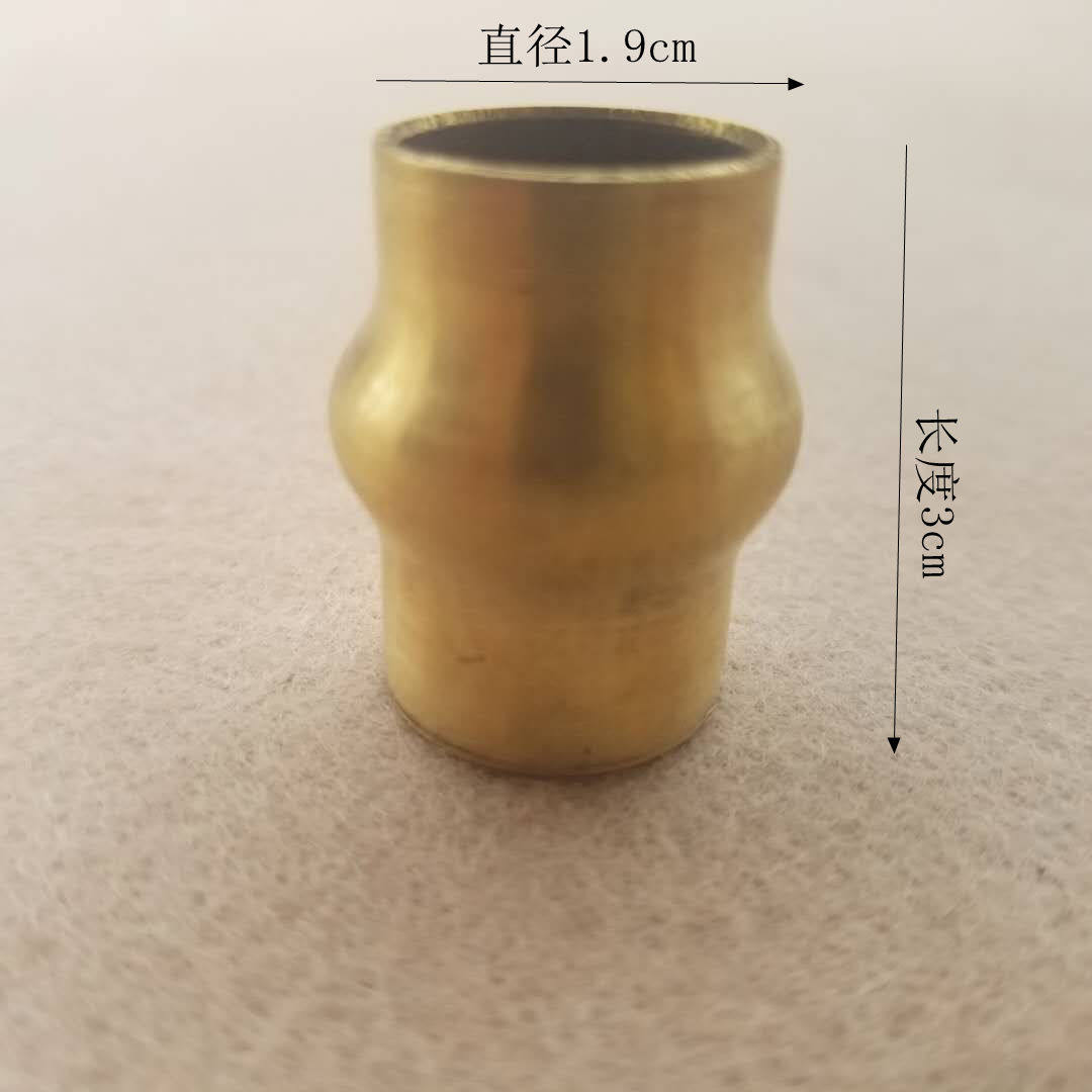 各种拐杖铜活铜箍各种拐棍铜活铜箍拐杖配件扶手黄铜实木铜活