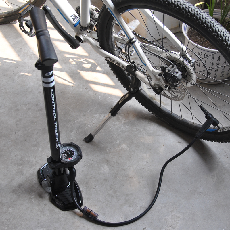 打气筒安特giant山地自行车高压气压便携打气筒