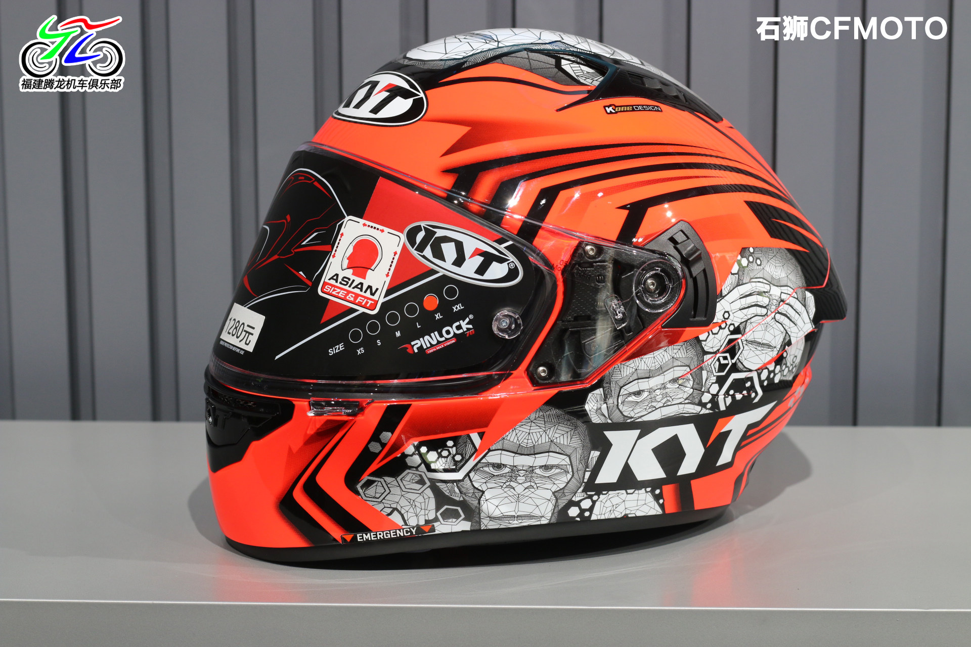 kyt头盔nf-r超级奶爸骑行头盔