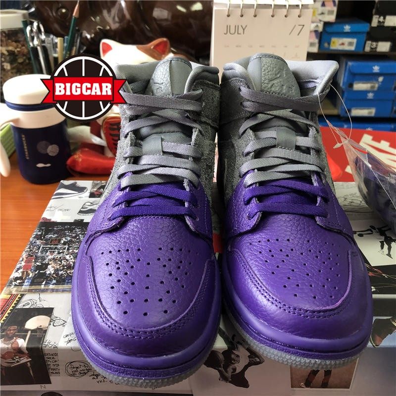 airjordanmidse灰紫aj1sheilarashid联名cw5897005篮球鞋