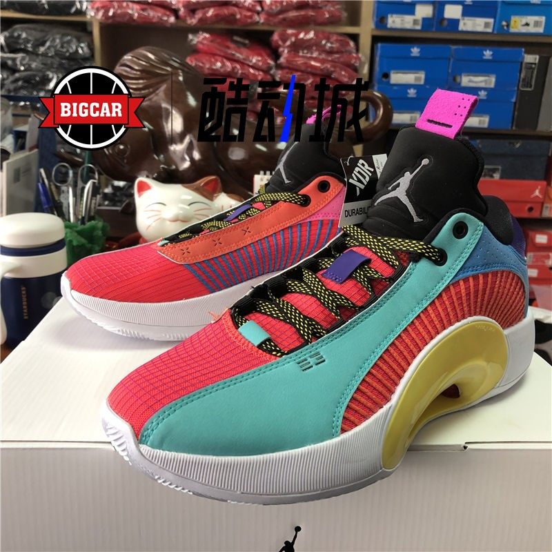 airjordanlowaj35彩色拼接日落东单低帮dj2831300篮球鞋