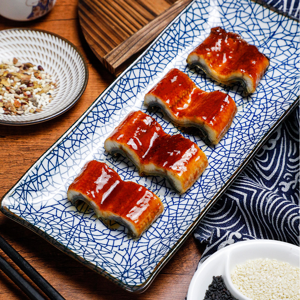 日式鳗鱼蒲烧日本料理食材整条烤鳗即食鳗鱼饭日料鳗鱼寿司230g