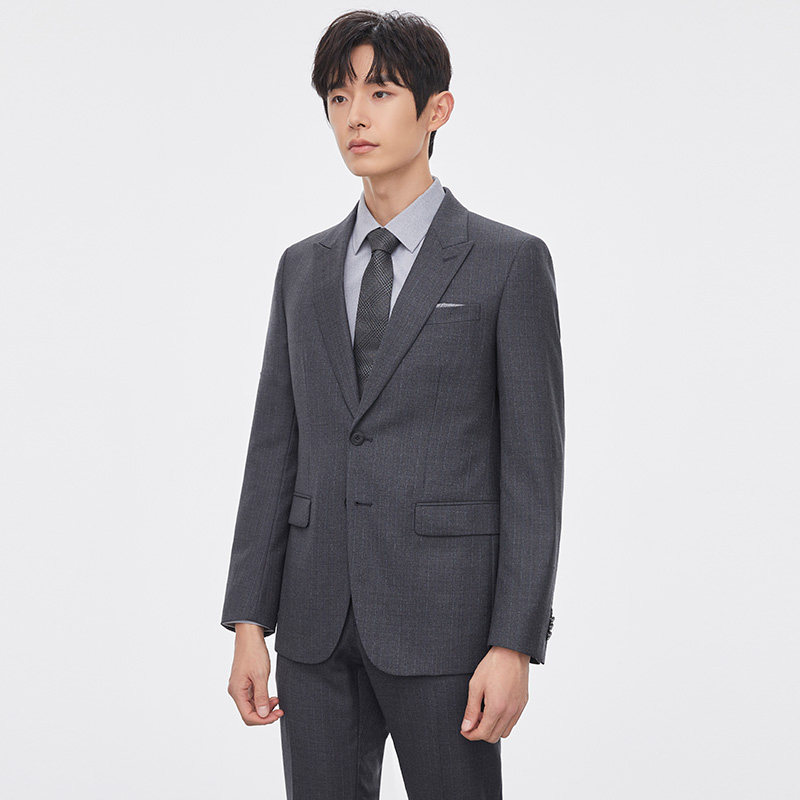 西服ziozia秋冬新品正品正男韩青年商务绅士外套商务正装西服