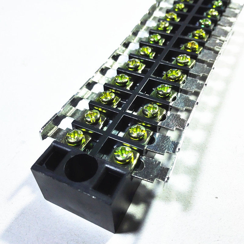 汇流短接片弯形tb1512接线端子专用短路连接15a汇流排