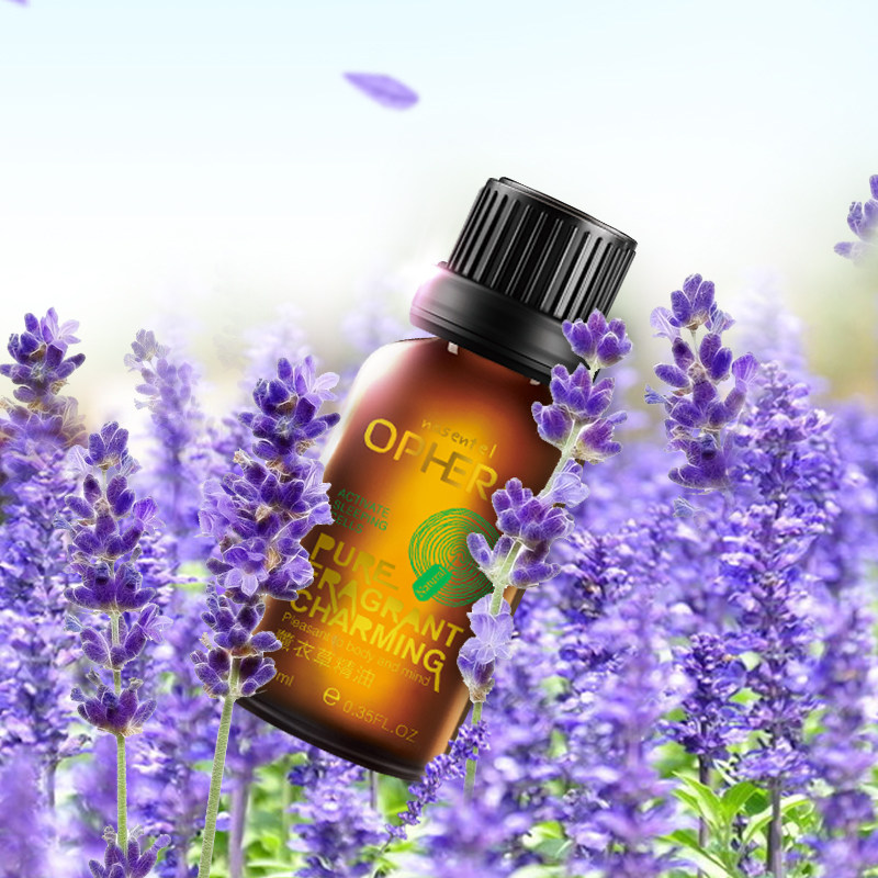 原生欧芙兰薰衣草单方精油10ml面部按摩香薰补水护肤单方精油