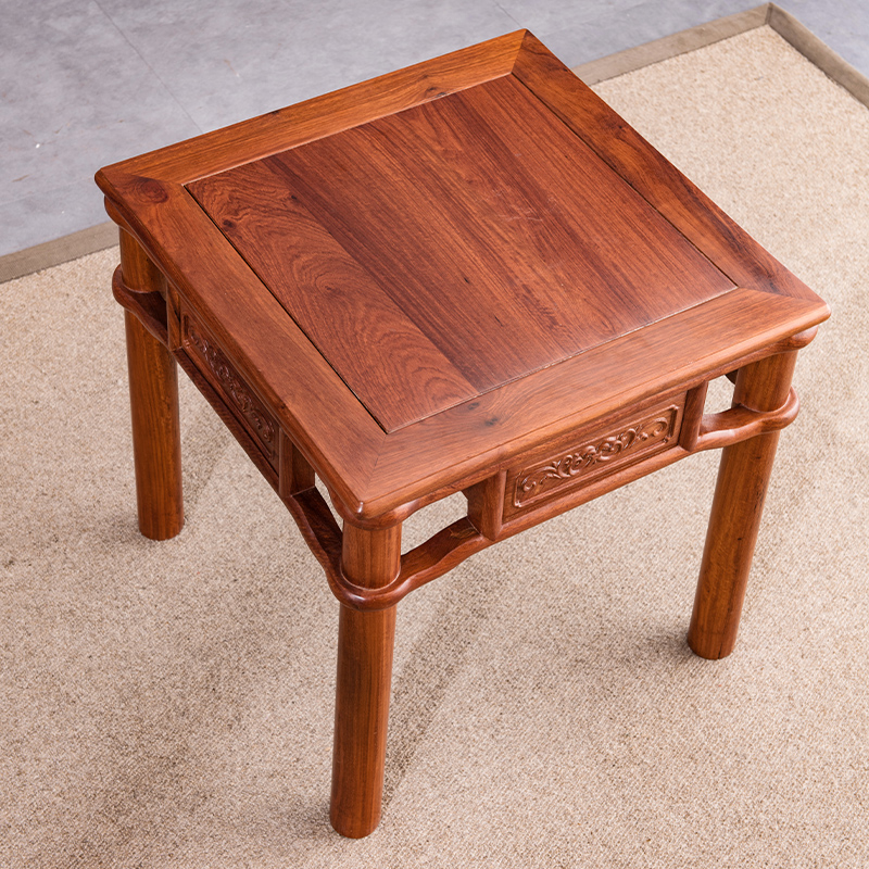 红木家具八仙桌中式实木餐桌桌椅正方形家用棋牌牌桌餐桌