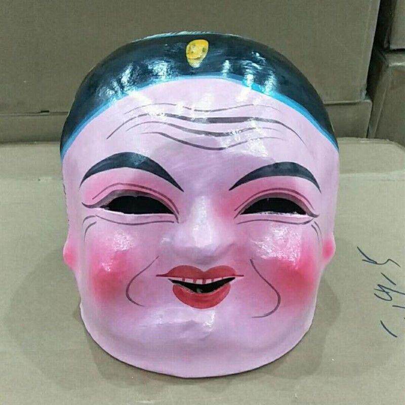 牛皮纸大头娃娃头套道具社火秧歌面具其他