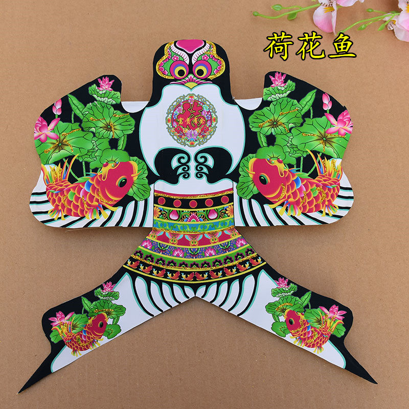 风筝山东潍坊工艺品装饰摆件商场幼儿园道具观赏风筝