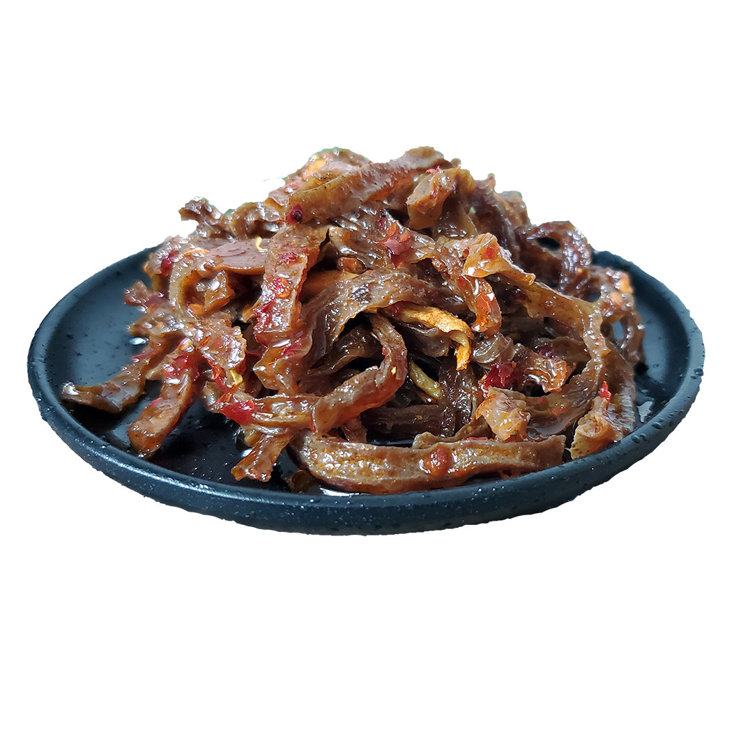 麻辣魔芋豆腐片丝即食素食张家界墉城蔬菜干